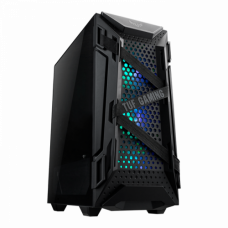 Компьютерный корпус ASUS TUF Gaming GT301, ATX/micro ATX/Mini ITX, USB 3.1, 3x120mm AURA RGB, без Б/П, Чёрный