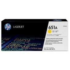 Желтый картридж с тонером HP 651A, 16 000 страниц для Color LaserJet, CE342A