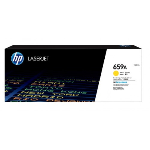 Картридж HP 659A (W2012A) для принтеров и МФУ HP Color LaserJet Enterprise M776, M856, желтый