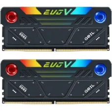 Оперативная память 32GB Kit (2x16GB) GEIL EVO V RGB 6800Mhz DDR5 PC5-54400 GESG532GB6800C36ADC Black