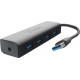 USB Hub 4 port, Gembird UHB-C354, USB 3.0, Black