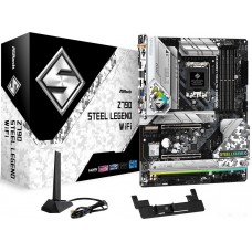 Материнская плата ASRock Z790 STEEL LEGEND WIFI LGA1700 4xDDR5 8xSATA RAID 5xM.2 HDMI DP ATX