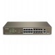 Коммутатор 16 port 10/100Mbit, Tenda TEF1118P-16-150W, 2 x 10/100/1000Mbit RJ-45, 1x 10/100/1000Mbit SFP