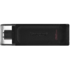 USB Флешка Drive 32Gb, Kingston DataTraveler 70, USB 3.2 (Type-C), Black (DT70/32GB)