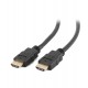 Кабель HDMI Cablexpert CC-HDMI4-15, 4.5м, v2.0, 19M/19M, черный, позол.разъемы, экран, пакет