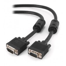 Кабель VGA Premium Cablexpert CC-PPVGA-10, 15M/15M, 3.0м, двойной экран, феррит.кольца, пакет