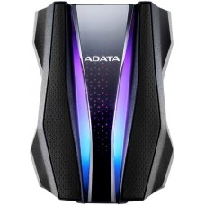 Внешний жесткий диск 1Tb, ADATA HD770G, RGB, 2.5", USB 3.1, Black (AHD770G-1TU32G1-CBK)