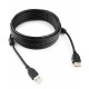 Кабель USB (удлинитель) Type Am- Af, 3m, Cablexpert CCF2-USB2-AMAF-10, USB 2.0, black