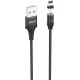 Кабель магнитный Lighting  Hoco U76, 2.4A, Black, 1.2 м.