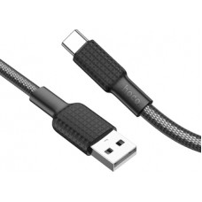 Кабель USB to Type-C Hoco X69, 3A, Black, 1 м.