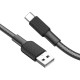 Кабель USB to Type-C Hoco X69, 3A, Black, 1 м.