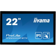 Монитор IIYAMA TF2234MC-B7X 21.5'' [16:9] 1920х1080(FHD) IPS, nonGLARE, TOUCH, 350cd/m2, H178°/V178°, 1000:1, 16.7M, 8ms, VGA, HDMI, DP, Open frame, 3Y, Black