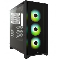 Компьютерный корпус Corsair, iCUE 4000X RGB CC-9011204-WW, (без БП), black