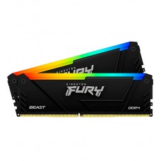 Комплект модулей памяти Kingston Fury Beast RGB, KF436C17BB2AK2/16 DDR4, 16 GB