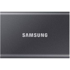 Внешний SSD диск 2000Gb Samsung T7  USB 3.2 Gen.2 (10 Гбит/c)  AES 256, Серый, MU-PC2T0T/WW