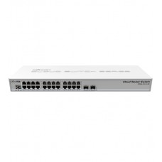 Сетевой коммутатор MikroTik CRS326-24G-2S+RM Cloud Router Switch (24UTP/WAN 1000Mbps + 2SFP+)