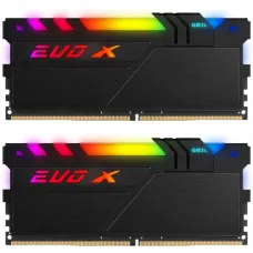 Оперативная память 32GB Kit (2x16GB) GEIL DDR4 3200MHz EVO X II Black RGB GEXSB432GB3200C16ADC