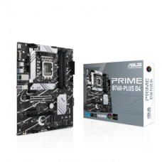 Материнская плата ASUS PRIME B760-PLUS D4, LGA1700 4xDDR4 4xSATA3 3xM.2 RAID VGA HDMI DP ATX