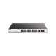 Коммутатор D-Link DGS-1210-28P/F3A  WebSmart коммутатор  24 порта 10/100/1000 с PoE + 4SFP