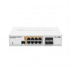 Сетевой коммутатор MikroTik CRS112-8P-4S-IN 8xGigabit LAN with PoE, 4SFP, Router OS L5, desktop case