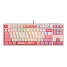 Клавиатура игровая Bloody S87 PINK