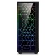 Компьютерный корпус Sharkoon RGB LIT100 <ATX, 2x3.5, 6x2.5, 2xUSB 3.0, 1xUSB 2.0, Audio, 436*206*481mm>