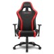 Игровое кресло Sharkoon Skiller SGS2 Black/Red <Ткань, Газлифт 4, подлокотник 3D>