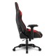 Игровое кресло Sharkoon Elbrus 3 Black/Red <Cинтетическая кожа, Газлифт 4, подлокотник 3D>