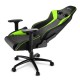 Игровое кресло Sharkoon Elbrus 3 Black/Green <Cинтетическая кожа, Газлифт 4, подлокотник 3D>