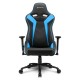 Игровое кресло Sharkoon Elbrus 3 Black/Blue <Cинтетическая кожа, Газлифт 4, подлокотник 3D>