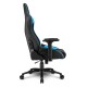 Игровое кресло Sharkoon Elbrus 3 Black/Blue <Cинтетическая кожа, Газлифт 4, подлокотник 3D>