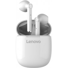 Гарнитура TWS Lenovo HT30 White <Lenovo Extra Bass Technology, 20(4*5) hours Playing time with 200H standby time, Excellent Compatibility with Bluetooth 5.0, IPX5 Sweat & Water-resistant>