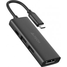 Адаптер A4tech DST-40C <100W, 1 x USB-C PD, 1 x USB 3.0, 1 x USB 2.0, x 4K HDMI@30Hz>