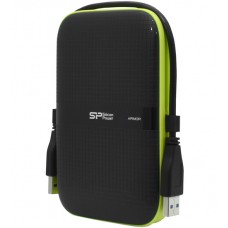 Внешний жесткий диск Silicon Power A60, SP010TBPHDA60S3K, 1 TB, black-green, HDD USB USB