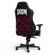 Игровое кресло Noblechairs HERO DOOM Edition <Экокожа, подлокотник 4D, газлифт 4, без подушек (NBL-HRO-PU-DET)>