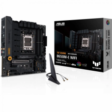 Материнская плата ASUS TUF GAMING B650M-E WIFI AM5 4xDDR5 4xSATA3 RAID 2xM.2 2xDP HDMI mATX