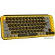 Клавиатура беспроводная Logitech POP KEYS, Blast Yellow (M/N: YR0080/CU0021) (920-010716)