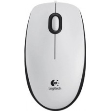 Мышь Logitech M100 White белая, оптическая, 1000dpi, USB, 1.8м) (M/N: M-U0026) (910-006764)