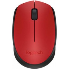 Мышь беспроводная Logitech M171 Red (красная, оптическая, 1000dpi, 2.4 GHz/USB-ресивер) (M/N: M-R0060 / C-U0010) (910-004641)