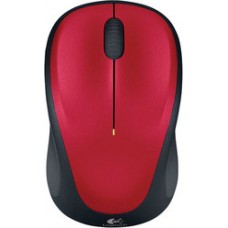 Мышь беспроводная Logitech M235 Red (красная, оптическая, 1000dpi, 2.4 GHz/USB-ресивер (Logitech Unifying®)) (M/N: M-R0038 / C-U0008) (910-002496)