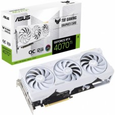 Видеокарта ASUS TUF-RTX4070TIS-O16G-BTF-WHITE, 16Gb GDDR6X/256bit, 8448 ядра CUDA, PCI E 4.0, HDMI, DisplayPort, BOX