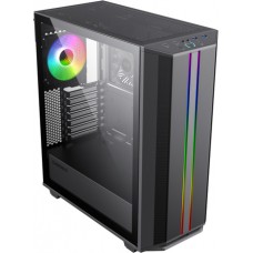 Корпус ПК без БП GameMax Precision Black <MATX, 1x120FAN, 1x140COC>