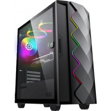 Корпус ПК без БП GameMax Diamond COC Black <MATX, 1x120FAN, 1x140COC>