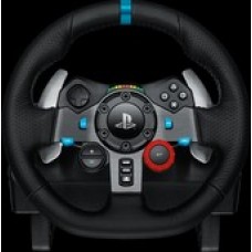 Контроллер для игровых симуляторов Logitech G29 Driving Force (руль и педали для PlayStation4, PlayStation3 и ПК) (M/N: W-U0002 / W-U0003) (941-000112)