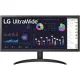 Монитор 26' LG 26WQ500-B.ADRZ, 21:9 2560x1080 IPS,  nonGLARE, 75 Гц,  250cd/m2, H178°/V178°, 1000:1, 16.7M, 5ms, 2Y, Черный (26WQ500-B.ADRZ)