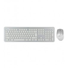 Клавиатура и мышь Wireless, Hama KMW-700, R1182676, KeyBoard + mouse 105 keys, USB, Silver-white
