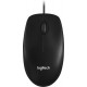 Мышь Logitech M100 Black (черная, оптическая, 1000dpi, USB, 1.8м)  (910-006652)