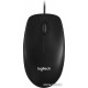 Мышь Logitech M100 Black (черная, оптическая, 1000dpi, USB, 1.8м)  (910-006652)