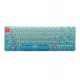 Клавиатура Bluetooth, Aula Fire H68, Синий, KeyBoard BT/wireless/Type-C, mechanical, blue