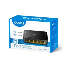 Коммутатор  5-портовый CUDY FS105D <10/100 Mbps>